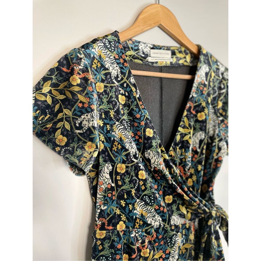 Urban Outfitters Velvet Jungle Wrap Dress